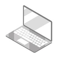 laptop computer icon vector