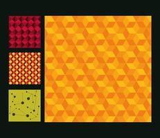 abstract and geometric set vector