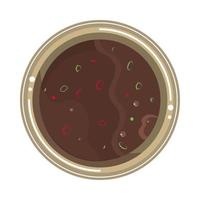 delicious chinese soup vector