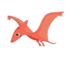 pteranodon cute dinosaur vector