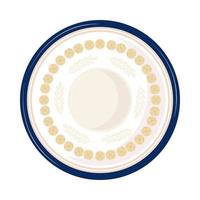 ceramic dish icon vector