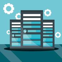 data center server vector
