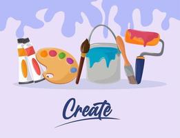 create tools paint vector