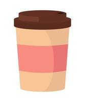 takeaway coffee cup vector