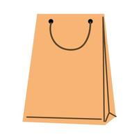 paper shopping bag vector