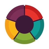 pie chart statistics vector