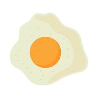fried egg food vector