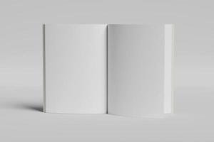maqueta de libro en blanco foto