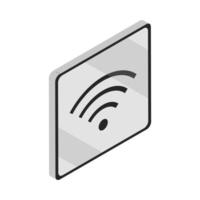 internet wi-fi inalámbrico vector