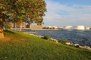 View of the bay from the park photo