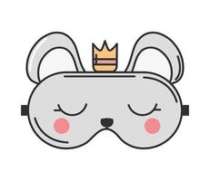 sleep mask animal vector