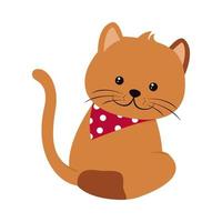 cute little cat vector