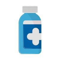 bottle of medicine vector