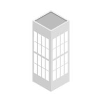 isometric high building vector