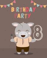 birthday fun celebration vector