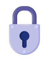 padlock security icon vector