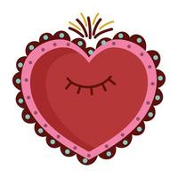 heart frame decoration vector