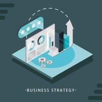 business strategy and marketing vector