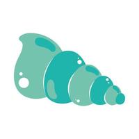 snail shell icon vector