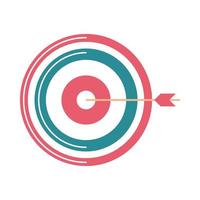 target and arrow vector