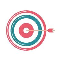 target and arrow vector