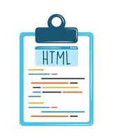 data web development vector