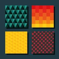 collection texture pattern vector