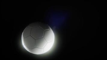 ballon de football sur fond sombre