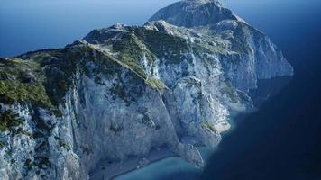 islands of Norway with rocks and cliffs video