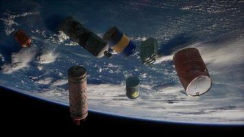 pollution of the atmosphere of the planet Earth and space video