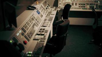 empty power plant control room video