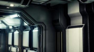 túnel de ficção científica ou corredor de nave espacial