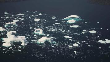 Panoramic view of big Glacier at Alaska video