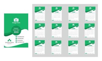 New Creative Calendar Be Happy and colorful vector