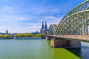 Cologne historical city centre with Cologne Cathedral photo