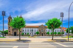 Igreja do Populo catholic church neoclassical building and Convento do Populo monastery in Braga city photo