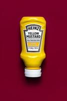 bottle of Heinz Yellow Mustard