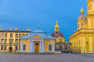 Boot house near Saints Peter and Paul Cathedral Orthodox church in Peter and Paul Fortress photo