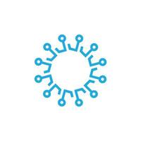 Technology - vector logo template for corporate identity. Abstract hexagon tech icon. Network, internet tech concept illustration.