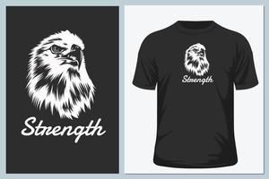 Design Eagle for tshirt vector