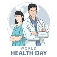 World Health Day vector