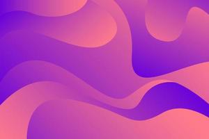 Colorful Gradient Wave Background. Dynamic Wavy Wallpaper in Abstract Style vector