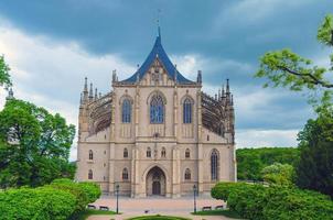 Saint Barbara's Church Cathedral of St Barbara Roman Catholic church Gothic style building in Kutna Hora photo