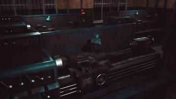 old lathe in retro manufacture video