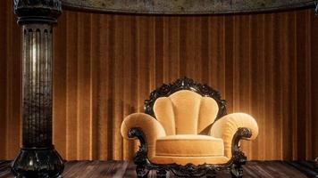 luxurious theater curtain stage with chair video