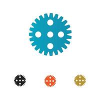 gear logo illustration vector