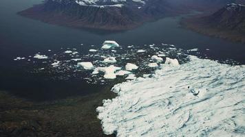 Panoramic view of big Glacier at Alaska