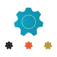 gear logo illustration vector