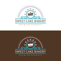 Cake Logo Design Template Download vector