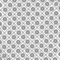 Gray floral mandala geometric pattern on white background vector in illustration graphics vector